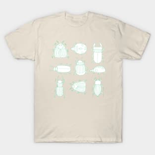 green bugs and beetles T-Shirt